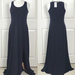Navy Blue Maxi Dress